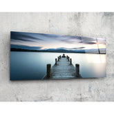 Dock Glass Wall Art (36"x14").